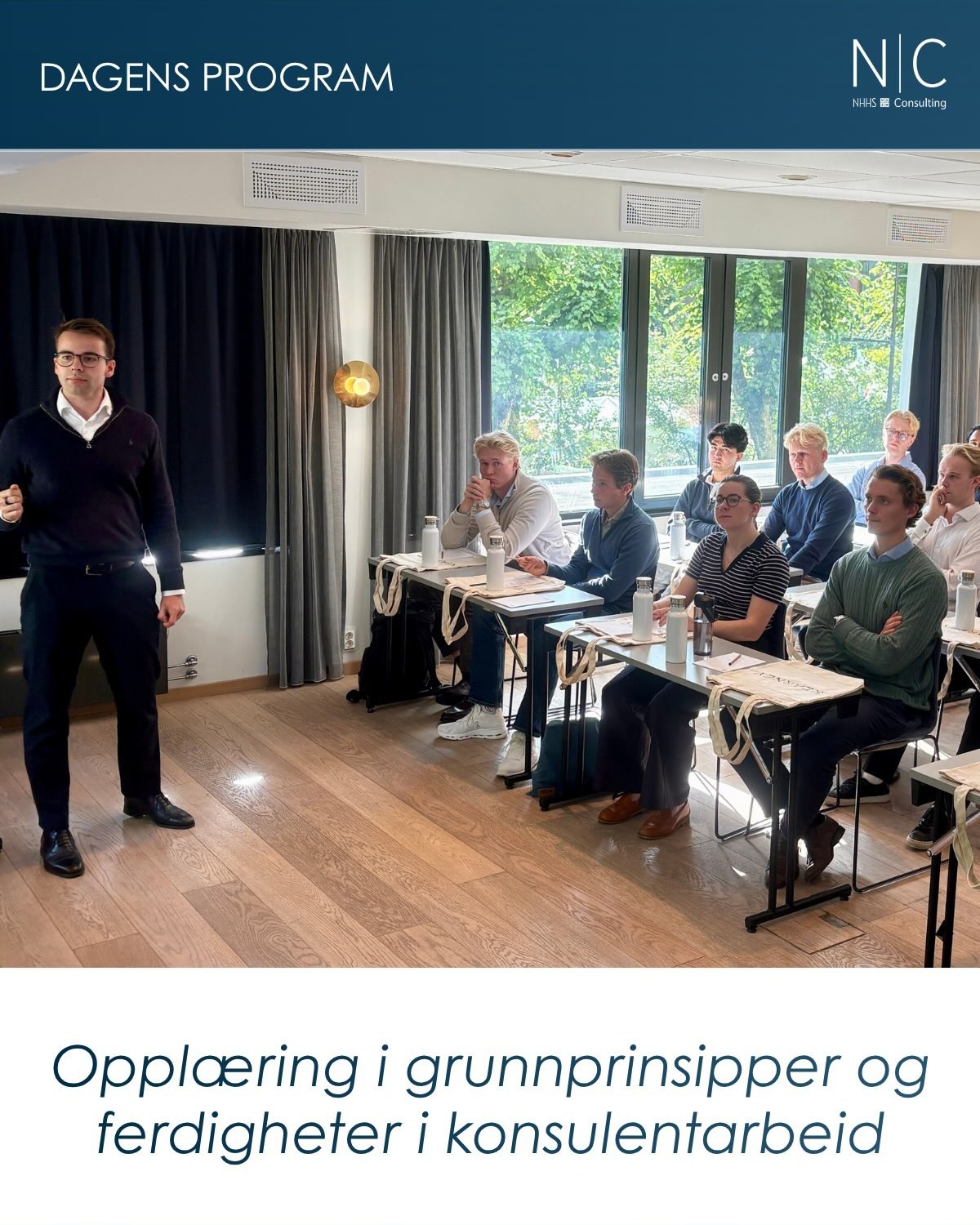 Opplæring i grunnprinsipper og ferdigheter i konsulentarbeid