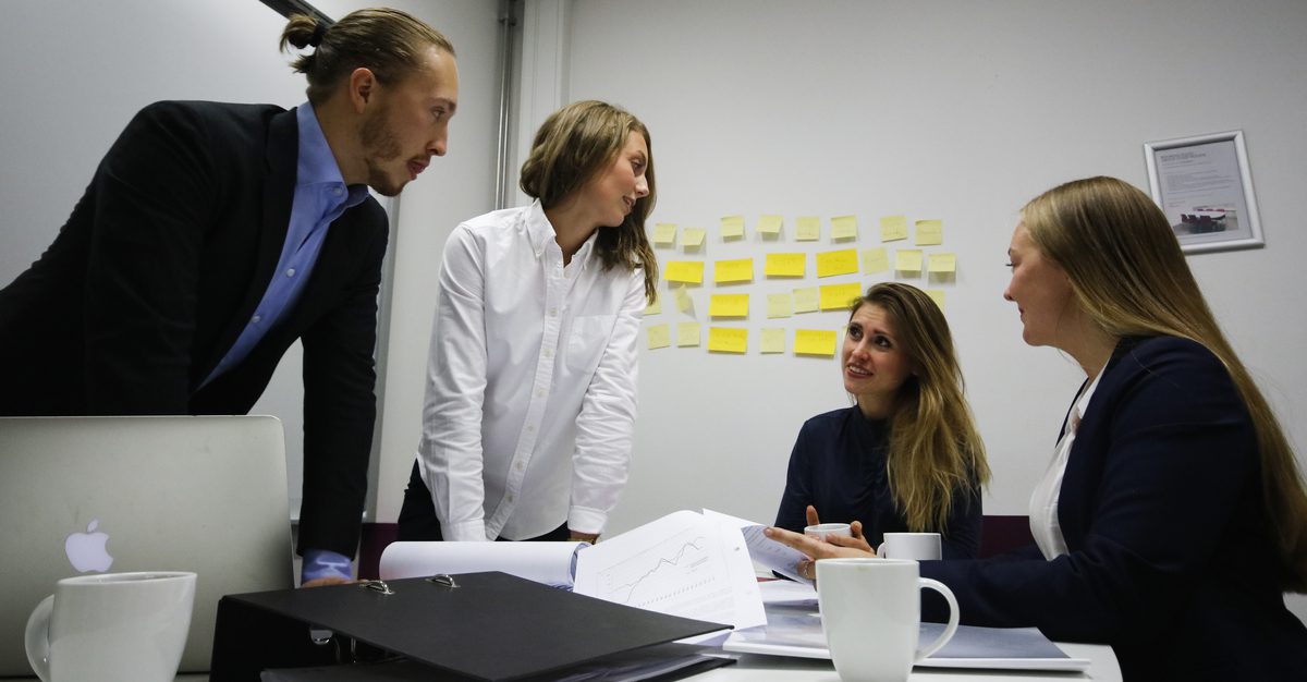Konsulenter i arbeidsmøte